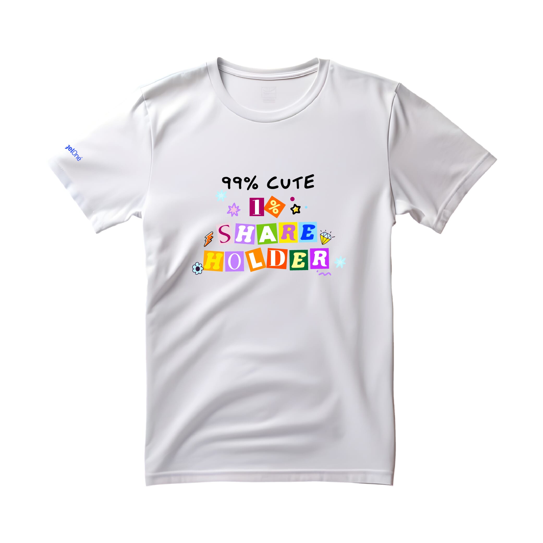 99% Cute-Unisex- Kids T-Shirt-White